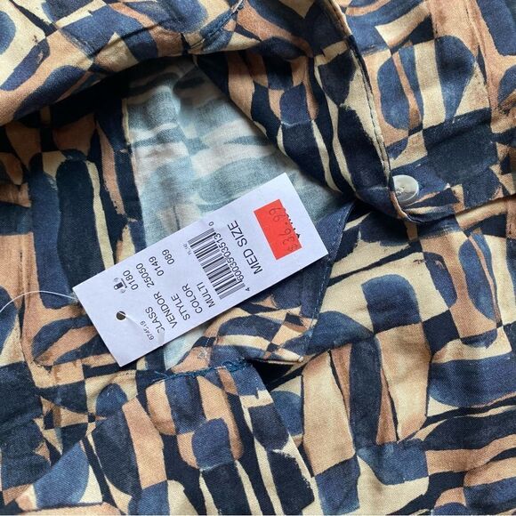 Men’s PacSun Button Down Print Shirt Size Medium NEW With Tag - Picture 5 of 6